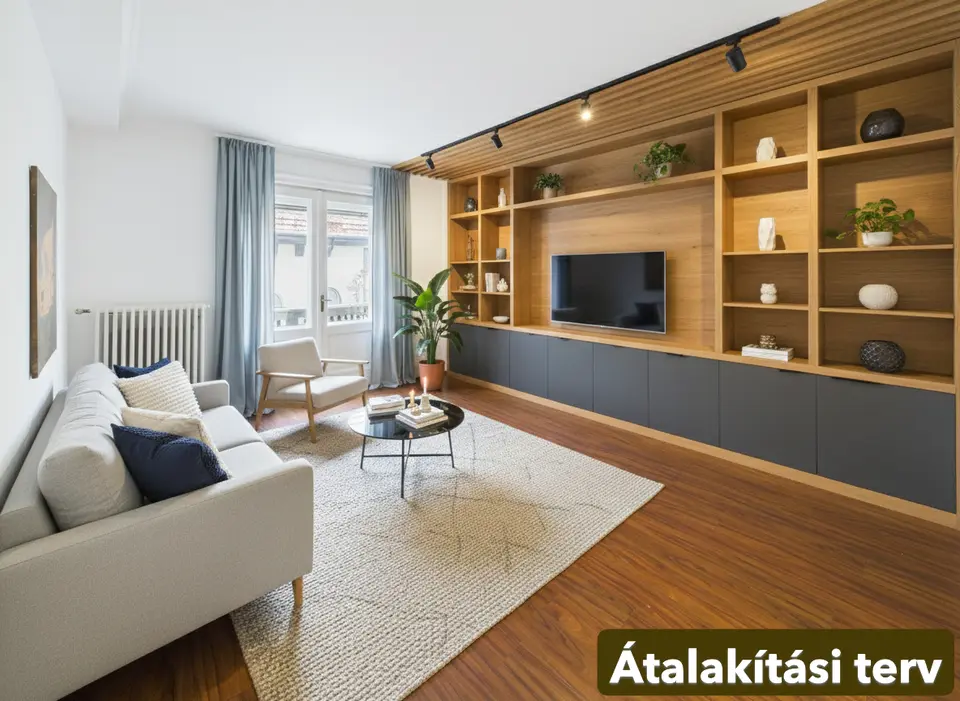 Eladó 95 m²-es, bútorozott, 2 erkélyes lakás a Nagy Diófa utcában – Budapest