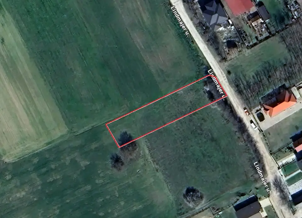 Eladó 1.443 m2-es építési telek Dabason a Lindmajer utcában